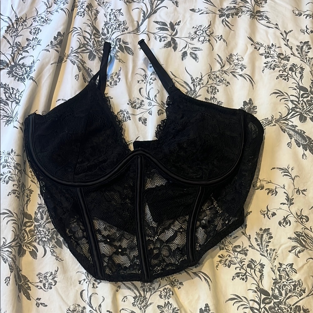 Garage Black Lace Bra Intimates